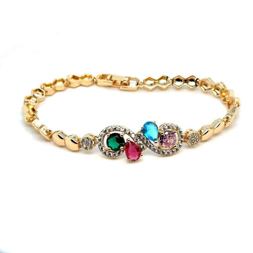 Multicolor‎ Stones Bracelet (c)